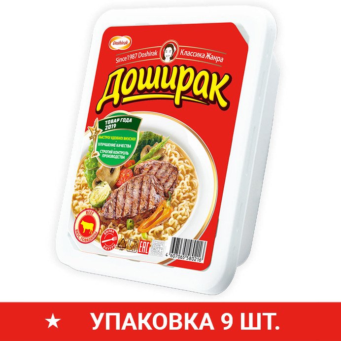 Лапша б/п доширак 90гр курица лоток