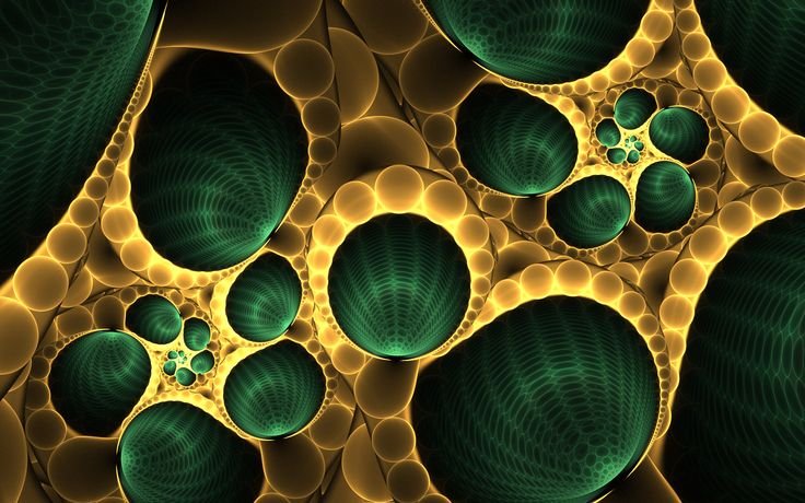 Абстракция в зеленых тонах