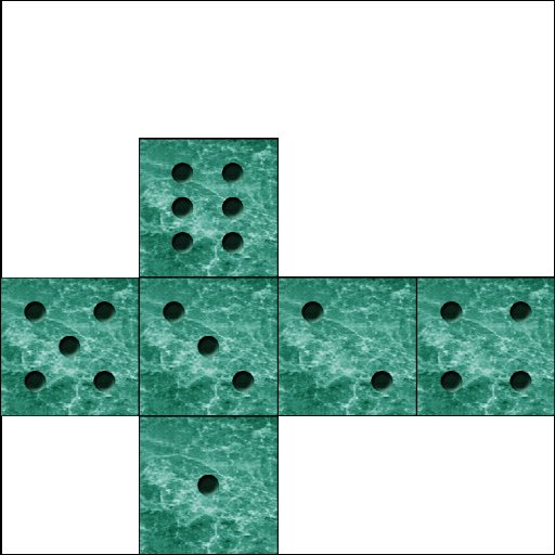 Текстура игральной кости