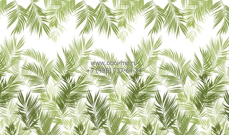 Аффреско пальмовые листья