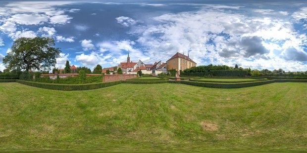 HDRI карты 3d Max двор