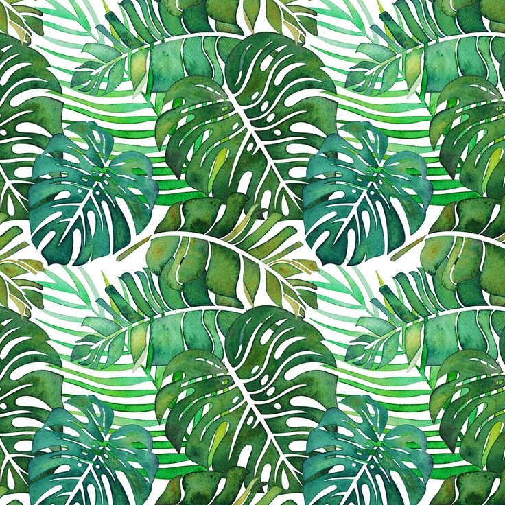 Аффреско пальмовые листья