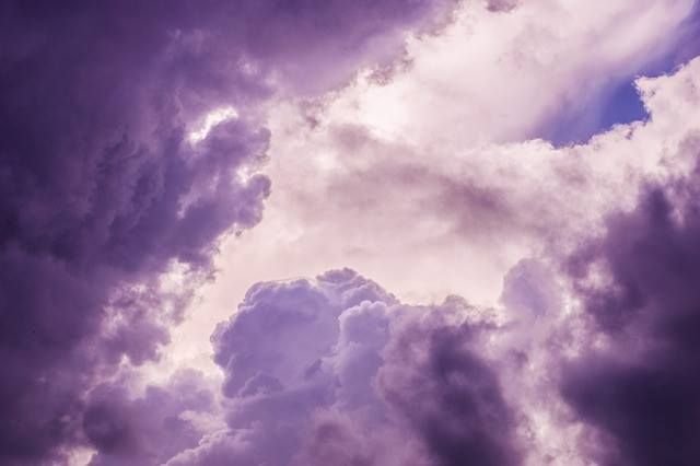 Фиолетовое небо