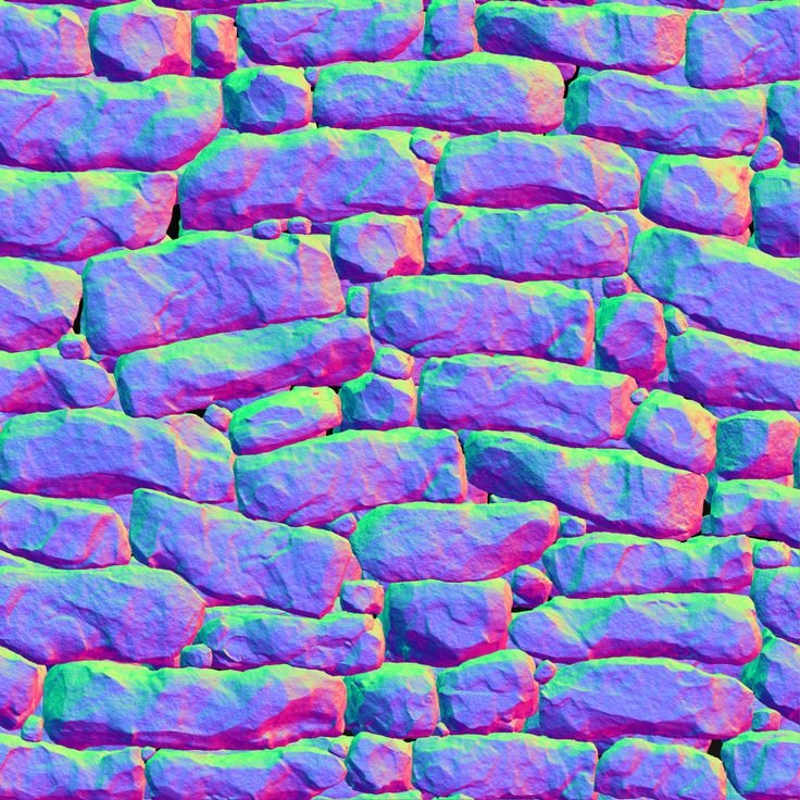 Normal Map камень