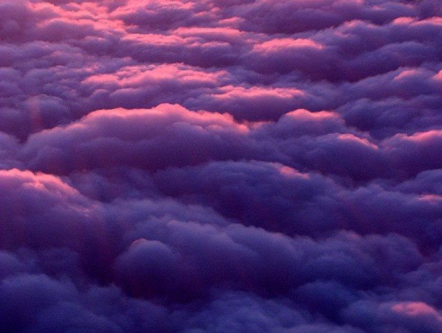 Фиолетовое небо