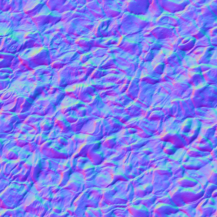 Карта нормалей воды