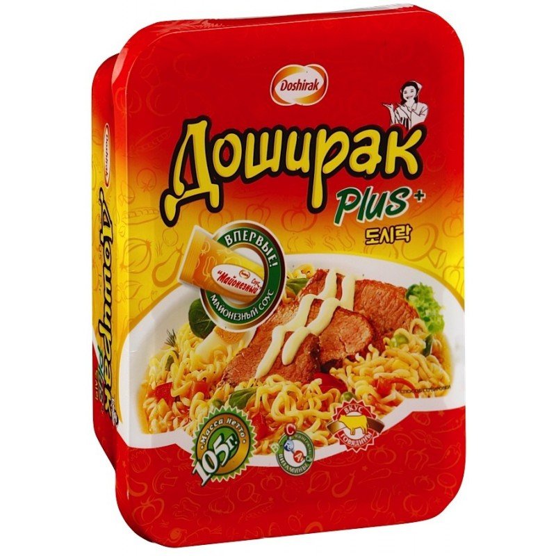 Лапша "доширак плюс " говядина 105 гр.