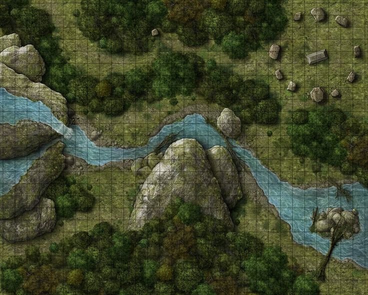 Pathfinder игровое поле дремучий лес