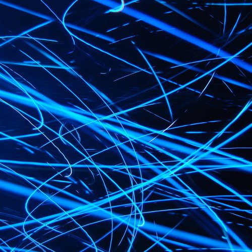 Синий лазер