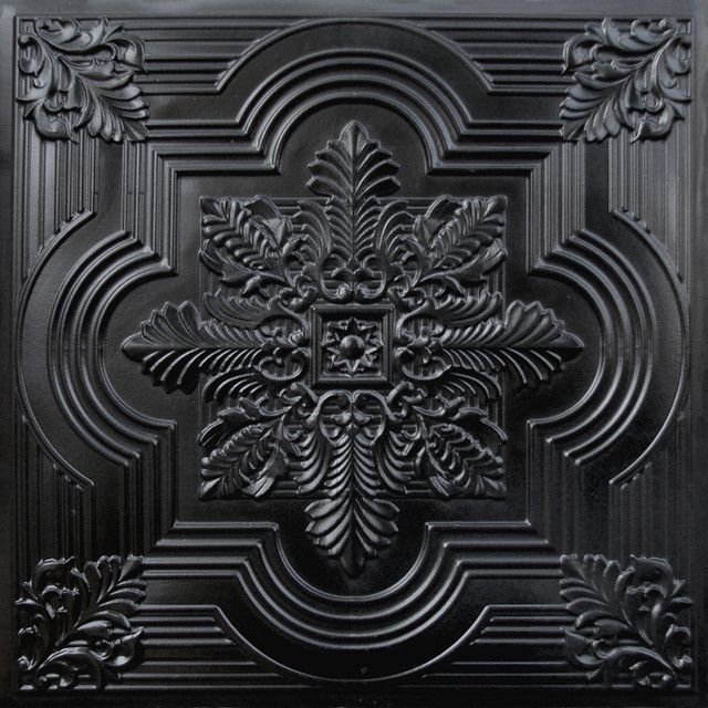 Потолочные плитки темные