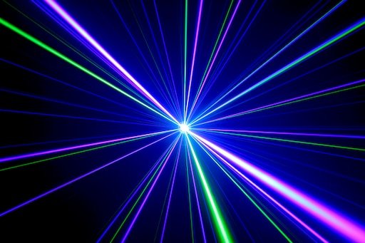 Разноцветные лучи