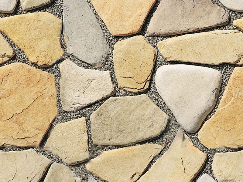 Песчаник галтованный мощение