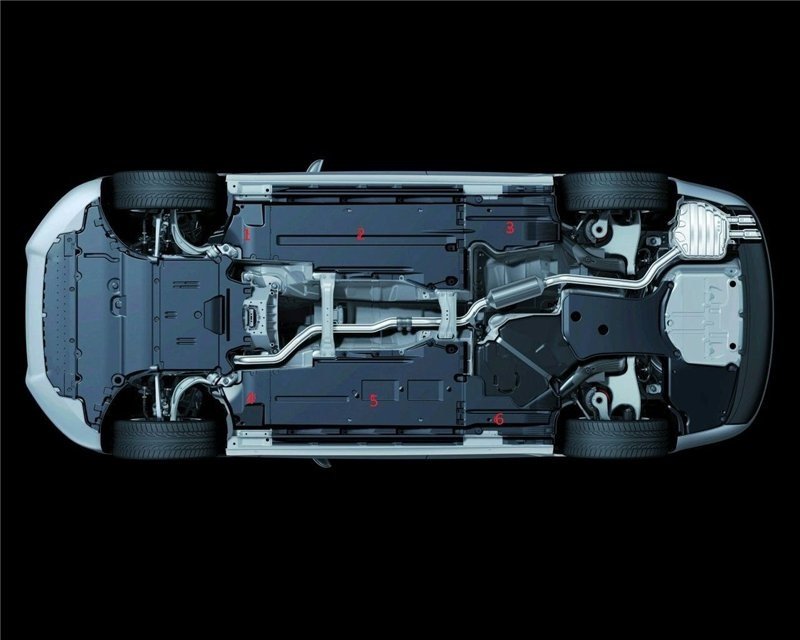 Защита днища Audi a4 b8