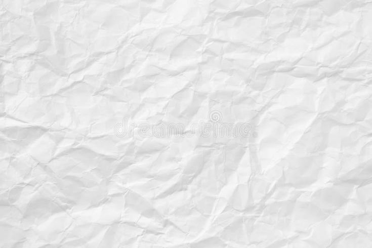 Белая мятая бумага