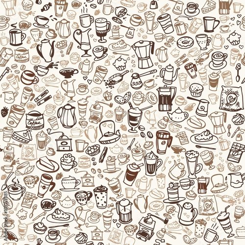 Принты с кофе