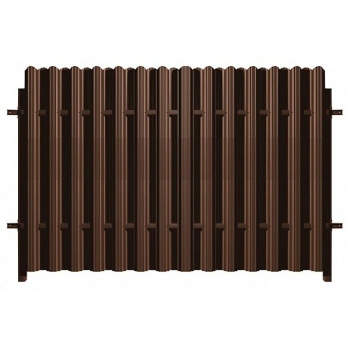 Евроштакетник графит RAL 7024