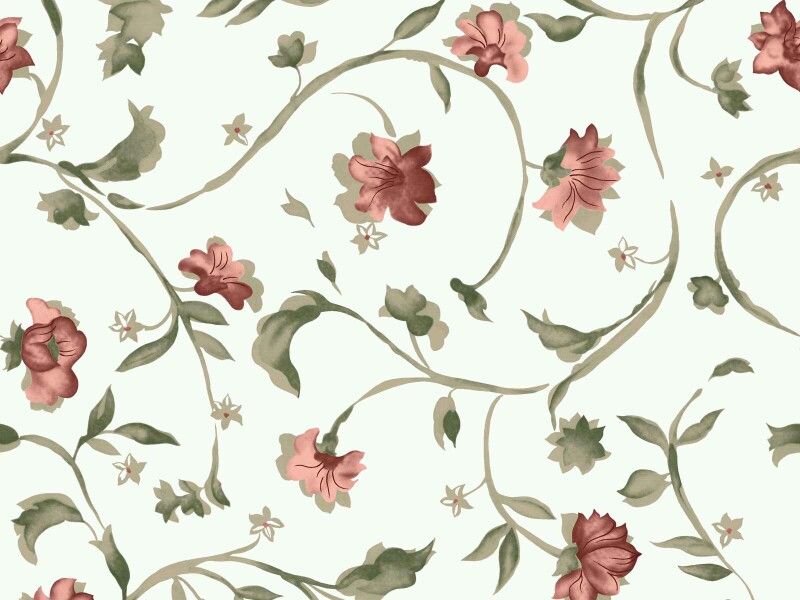 Ткань в цветочек