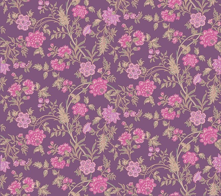 Принт цветы мелкие