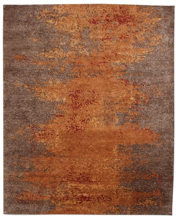 Ковер кирпичного цвета