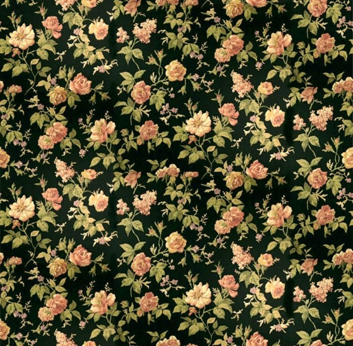 Ткань в цветочек