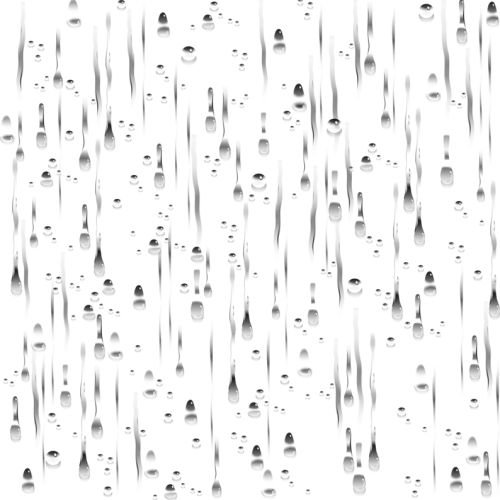 Дождь на прозрачном фоне