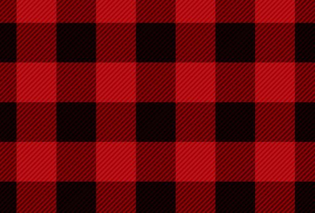 Черно красная клетка