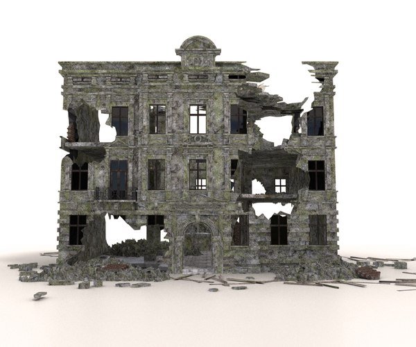 Разрушенное здание