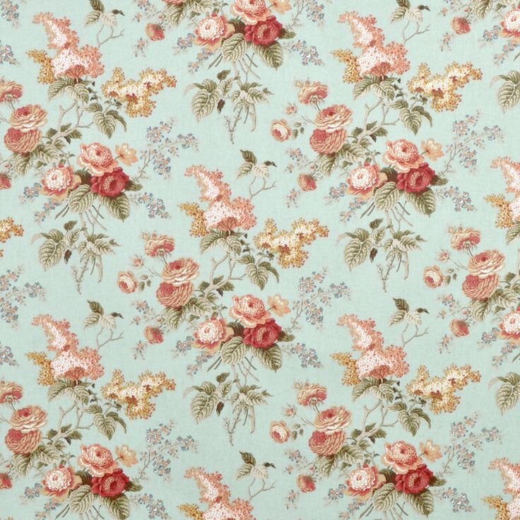 Ткань в цветочек