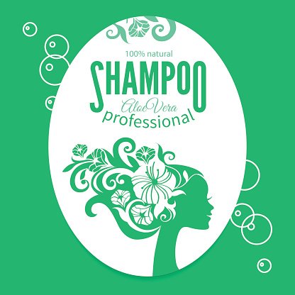 Трафарет для этикетки на шампунь