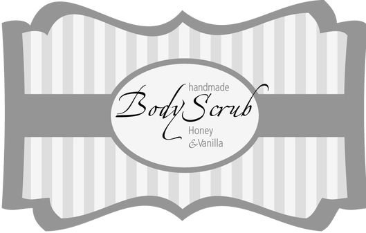 Макет этикетки для косметики