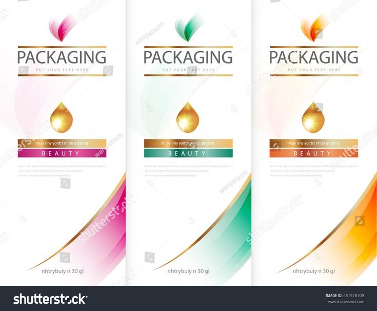 Шампунь этикетка дизайн