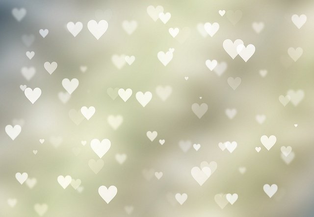 Боке сердечки