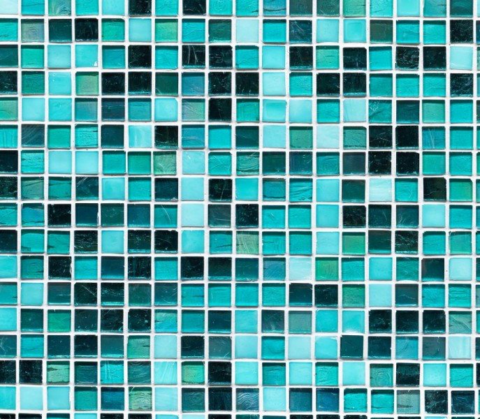 Мозаика бирюзовая