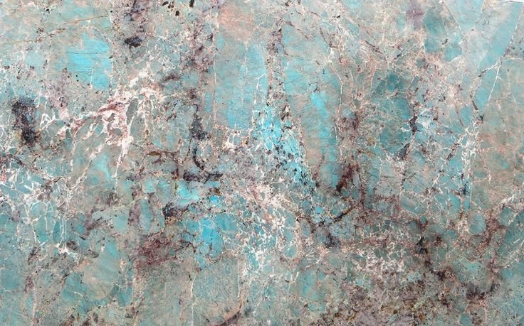 Амазонит камень слэб