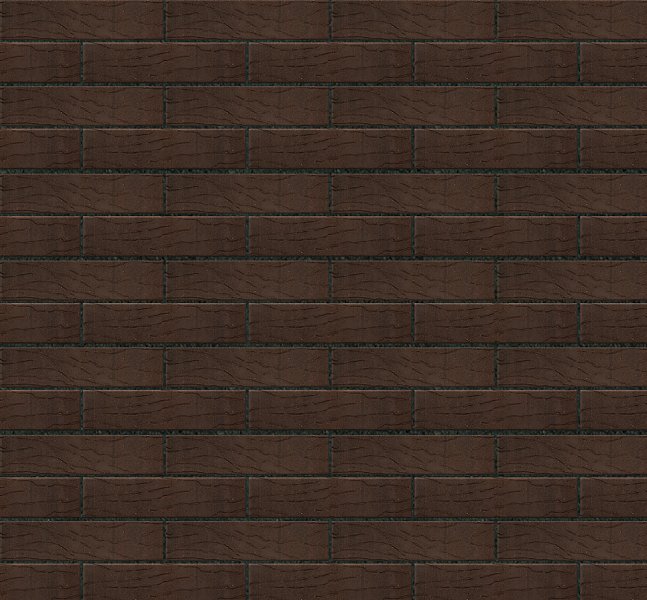 Кирпич облицовочный рустик коричневый