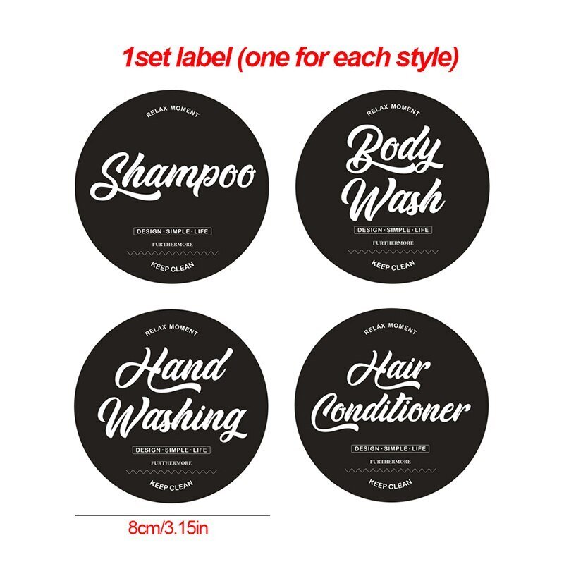 Макет надписи для шампуня