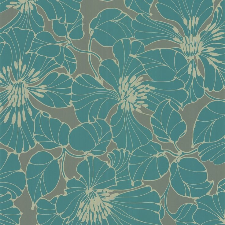 Бирюзовые обои