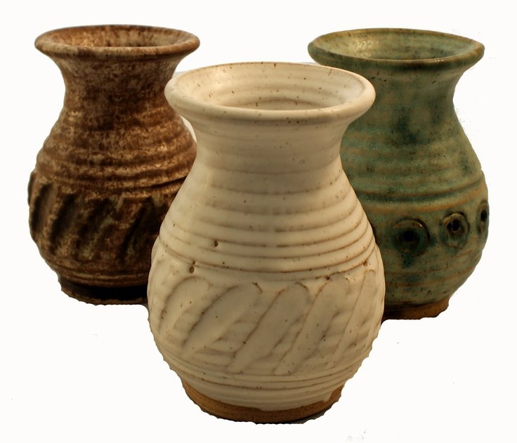 Текстура керамической вазы