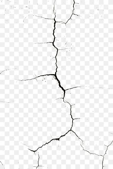 Трещины без фона