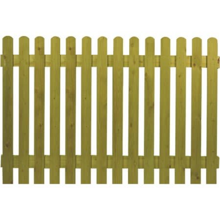 Забор горизонтальный штакетник