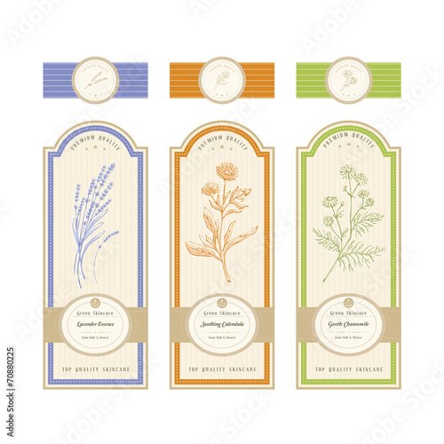 Натуральная косметика этикетка