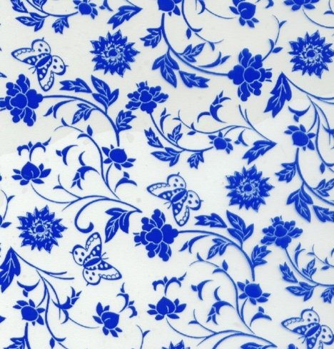 Голубой узор