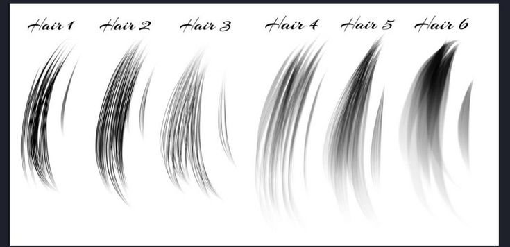 Кисти для рисования волос