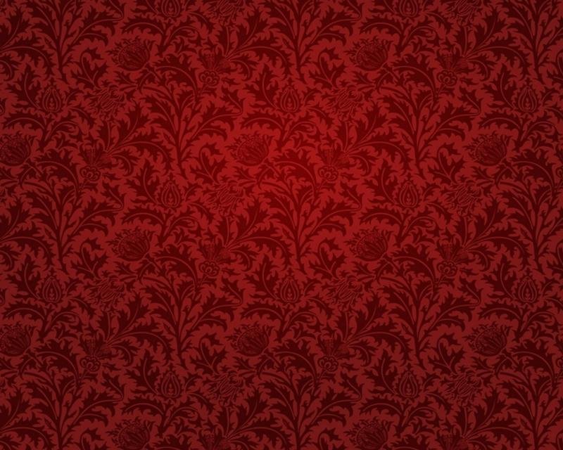 Красный фон с узорами