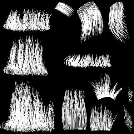 Альфа волос Zbrush