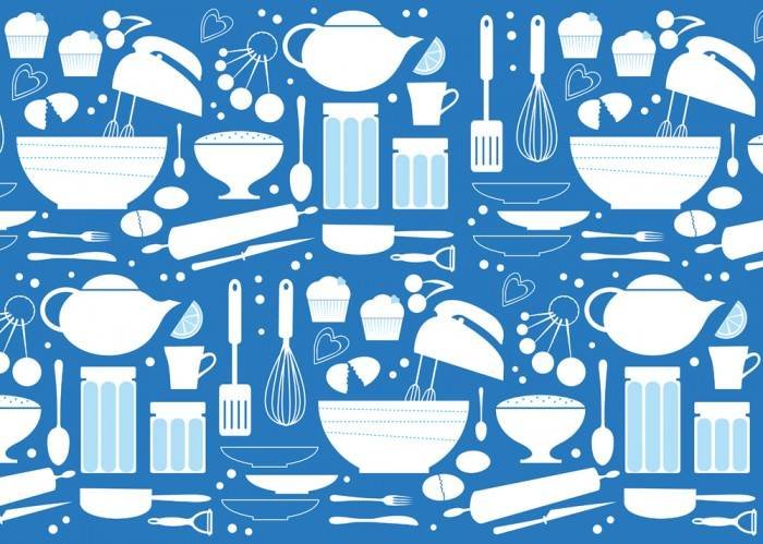Фон для кухонных принадлежностей