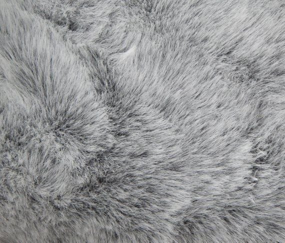 Ткань мех серый