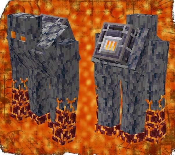 Редстоун голем в майнкрафт