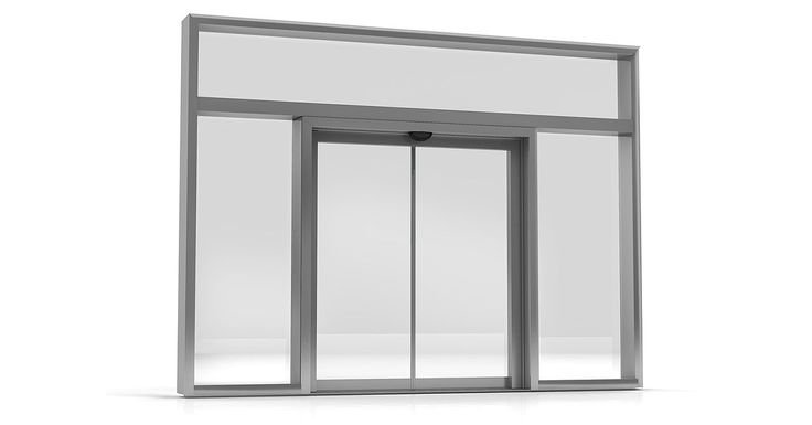 Раздвижные двери в магазине