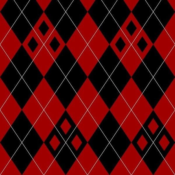 Черно красные ромбы